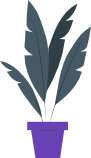 Hospital room-pana-purple_plant