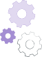 Startup life-pana-purple_cogs